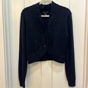 Nomadic Traders Cardigan Women’s Black 2 Button Cardigan Size Small Long Sleeves